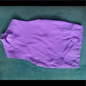 Purple knit top